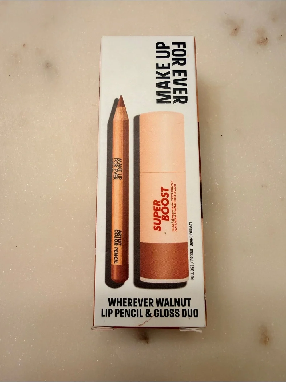 Make Up For Ever Wherever Walnut Lip Pencil & Gloss Duo